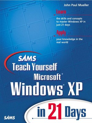 cover image of Sams Teach Yourself Microsoft&#174; Windows&#174; XP in 21 Days